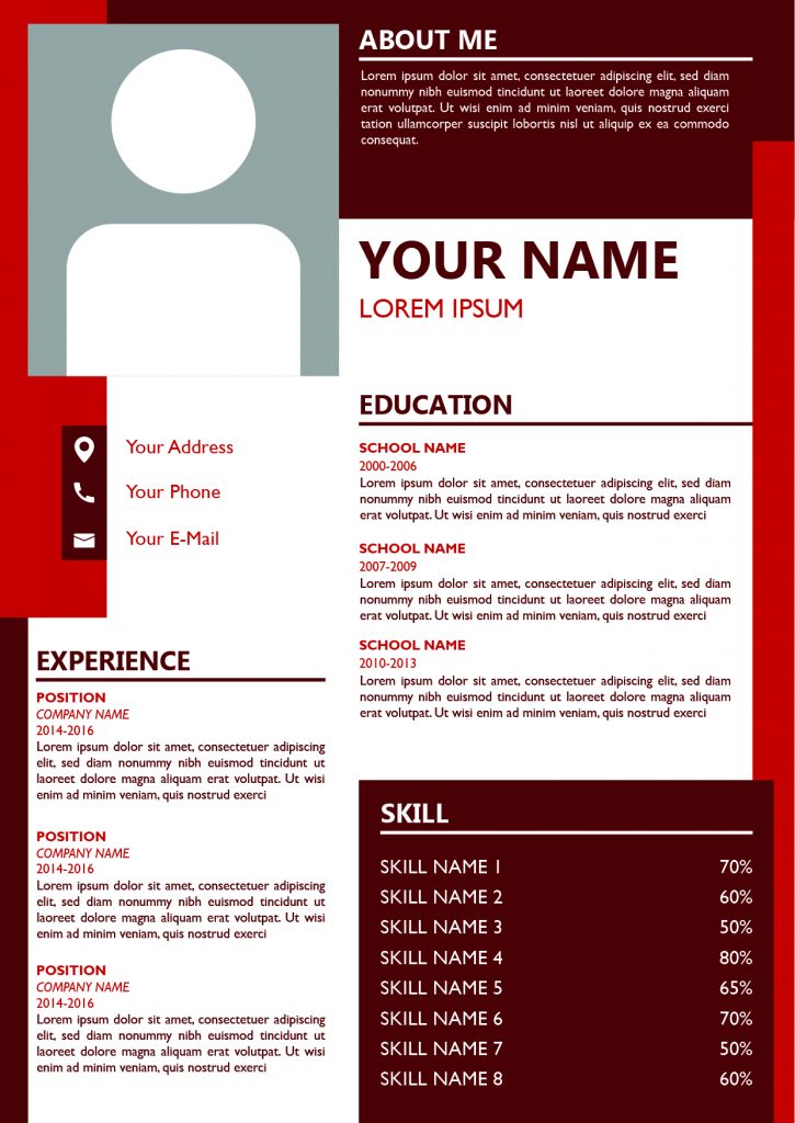 Resume and CV Template 04